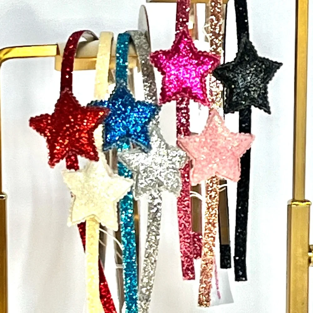 Sparkling Silver Star Hairband